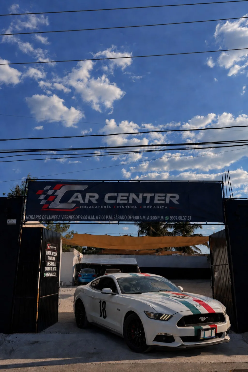Área operativa del taller - Car Center Mérida