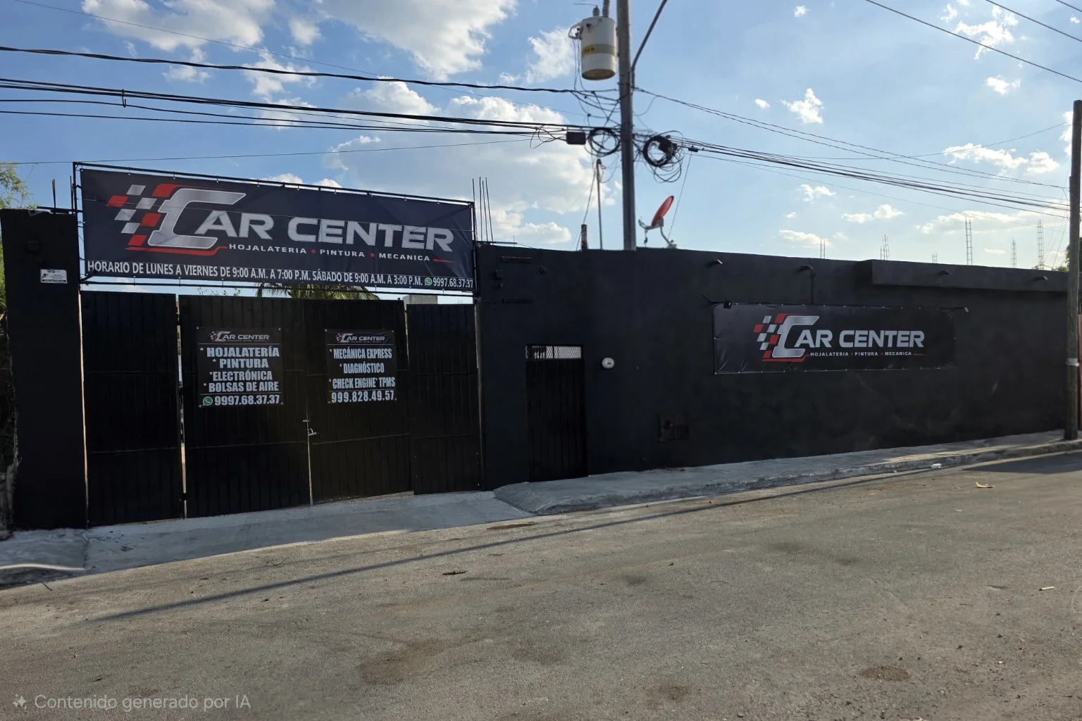 Fachada completa de Car Center - Car Center Mérida